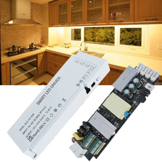 Alimentatore LED per striscia luminosa per armadio da cucina Smart 12V 24V 24W 36W 40W 60W 100W 150W Driver LED